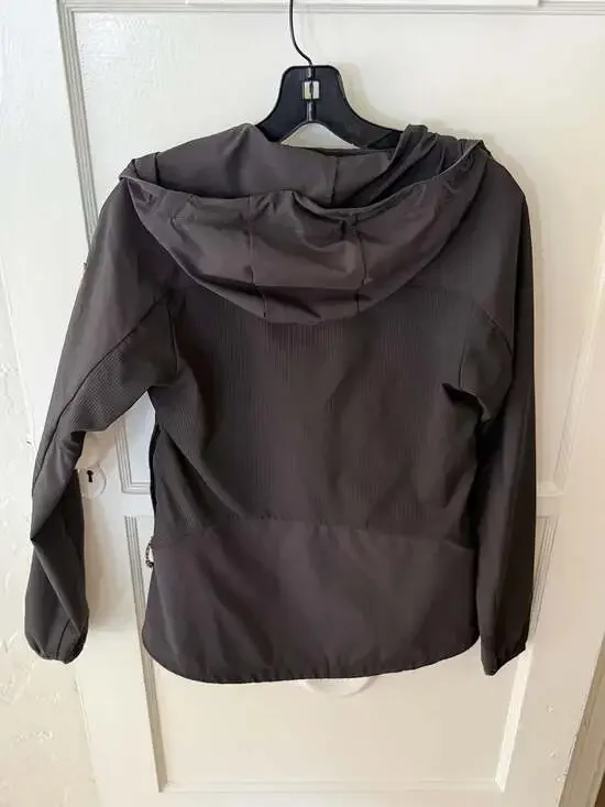 Fjallraven Women's Abisko Hybrid Windbreaker Jacket Dark Grey Size S - Picture 4 of 6